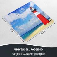 Badematte Leuchtturm 53 x 53 cm